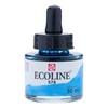 Kép 2/3 - Talens Ecoline folyékony akvarell festék, 30 ml - 578, sky blue (cyan)