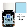 Vitrail gyantaalapú üvegfesték, 50 ml - égkék