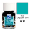 Vitrail gyantaalapú üvegfesték, 50 ml - türkizkék