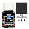 Vitrail gyantaalapú üvegfesték, 50 ml - fekete