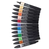 ProMarker kétvégű alkoholos filctoll készlet - 12+1 db, manga set 1