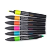 ProMarker kétvégű filctoll készlet - 6 db, neon