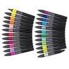 ProMarker kétvégű alkoholos filctoll készlet - 24+1 db, student set, cipzáras tartóban