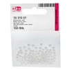 Tekla akril viaszgyöngy, 4 mm, 100 db - fehér