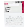 Kép 1/2 - Tekla akril viaszgyöngy, 8 mm, 32 db - fehér