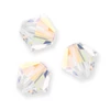 Preciosa kúpos kristálygyöngy füzér, 4 mm - Crystal AB