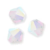 Preciosa kúpos kristálygyöngy füzér, 4 mm - Crystal AB2x