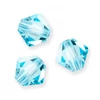 reciosa kúpos kristálygyöngy füzér, 4 mm - Aqua Bohemica