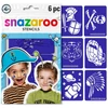 Snazaroo arcfestő stencil, 6 minta - Adventure, fiúknak