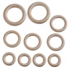 Fa alapkarika készlet bükkfából, álomfogó - 10 db, 4-5,6-7 cm
