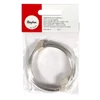 Ékszer drót, 0,4 mm, 20 m - ezüstszínű, rézmaggal
