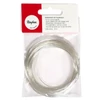 Ékszer drót, 0,6 mm, 10 m - ezüstszínű, rézmaggal
