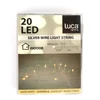 Kép 2/3 - Égősor, 20 Mikro LED-es, meleg fényű, 2 m hosszú