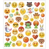 Öntapadós matrica - Emoji, 15x16,5 cm