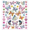 Kép 2/2 - Öntapadós matrica - Színes pillangók, 15x16,5 cm