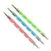 Papírdomborító, pontozó, pöttyöző szerszámkészlet, műanyag nyéllel - 1-3 mm fejjel