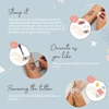 Kép 5/10 - Testfestő tinta, La Dot, 15 ml - fekete
