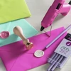 Pecsétviasz rúd olvasztópisztolyhoz, J. Herbin, 6 db - gyöngyház lila