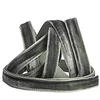 Kép 2/3 - Bársonyszalag, 10 mm, 3 méter - 85 antracit