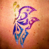 Kép 3/3 - Tetováló sablon, öntapadós stencil - Pillangó 05