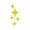 Kép 2/3 - Tetováló sablon, öntapadós stencil - Csillag 04