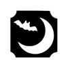 Kép 1/2 - Tetováló sablon, öntapadós stencil - Hold 01