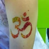 Tetováló sablon, öntapadós stencil - OM (aum) 01