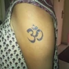 Tetováló sablon, öntapadós stencil - OM (aum) 01