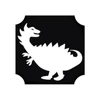 Tetováló sablon, öntapadós stencil - Dínó 01