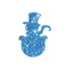 Kép 2/2 - Tetováló sablon, öntapadós stencil - Hóember 02