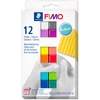 FIMO Soft Colour Pack süthető gyurma készlet, 12x25 g - Brilliant Colours