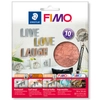 Kép 2/3 - FIMO füstfólia, 14x14 cm - réz színű, 10 lap