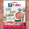 Kép 1/3 - FIMO metállap aranyfüst, 14x14 cm - réz, 10 lap