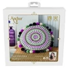 Kép 1/6 - Anchor Mandala párna horgoló készlet - Pávakék