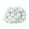 Ásványgyöngy - Obszidián, fehér hópehely, 10 mm, 1 szál