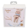 Horgolókészlet, Anchor Baby Pure Cotton Amigurumi figura - Békés nyuszi és cumiőr