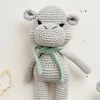 Horgolókészlet, Anchor Baby Pure Cotton Amigurumi figura - Bújós víziló és cumiőr