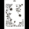 Stencil, Cadence, 21x30 cm - tulipánok