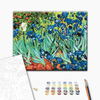 Kép 2/6 - Számozott kifestő készlet, feszített vásznon, 40x50 cm - Van Gogh: Íriszek