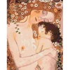 Kép 1/6 - Számozott kifestő készlet, feszített vásznon, 40x50 cm - Gustav Klimt: Anya és gyermeke