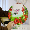 Kép 5/6 - Számozott kifestő készlet, feszített vásznon, 30 cm - Virágos kolibri
