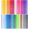 Bruynzeel Fineliner Brush pen kétvégű filctoll készlet - 48 db, fémdobozos
