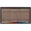Caran d'Ache Luminance 6901 színesceruza készlet - 76 szín, 80 db + kiegészítők, fadobozos