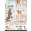 Kép 1/5 - Ciao Bella scrapbook papírkészlet, A4, 9 ív - A szeretet ajándéka Creative Pad