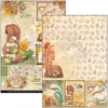 Kép 2/11 - Ciao Bella scrapbook papírkészlet, A4, 9 ív - A vadonban Creative Pad