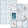 Kép 6/11 - Ciao Bella scrapbook papírkészlet, A4, 9 ív - Téli utazás Creative Pad