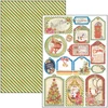Ciao Bella scrapbook papírkészlet, A4, 9 ív - Kedves Mikulás Creative Pad