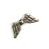 Charm fémdísz, 4 db - angyalszárny, 3D