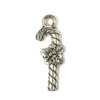 Charm fémdísz, 4 db - nyalóka, 3D