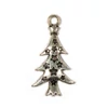 Charm fémdísz, 3 db - karácsonyfa